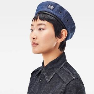 G -Star Raw denim beret